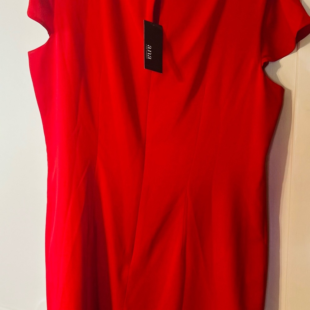 a.n.a Vibrant Red Dress NWT